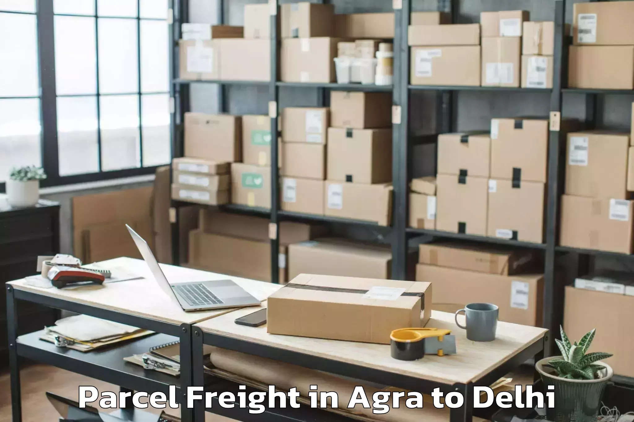 Affordable Agra to Iit Delhi Parcel Freight